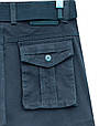 Джинси карго чоловічі ITENO з накладними кишенями сірого кольору, фото 6