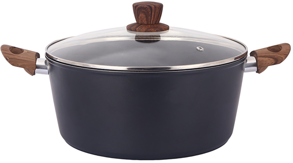 Каструля BRAVO CHEF класична 26 см (4.9 л) з кришкою (BC-2101-26)