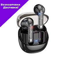 Наушники вкладыша HOCO DES34 Glow BT headset Black | Bluetooth наушники вкладки с микрофоном