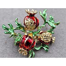 Брош Гранат 40*50мм