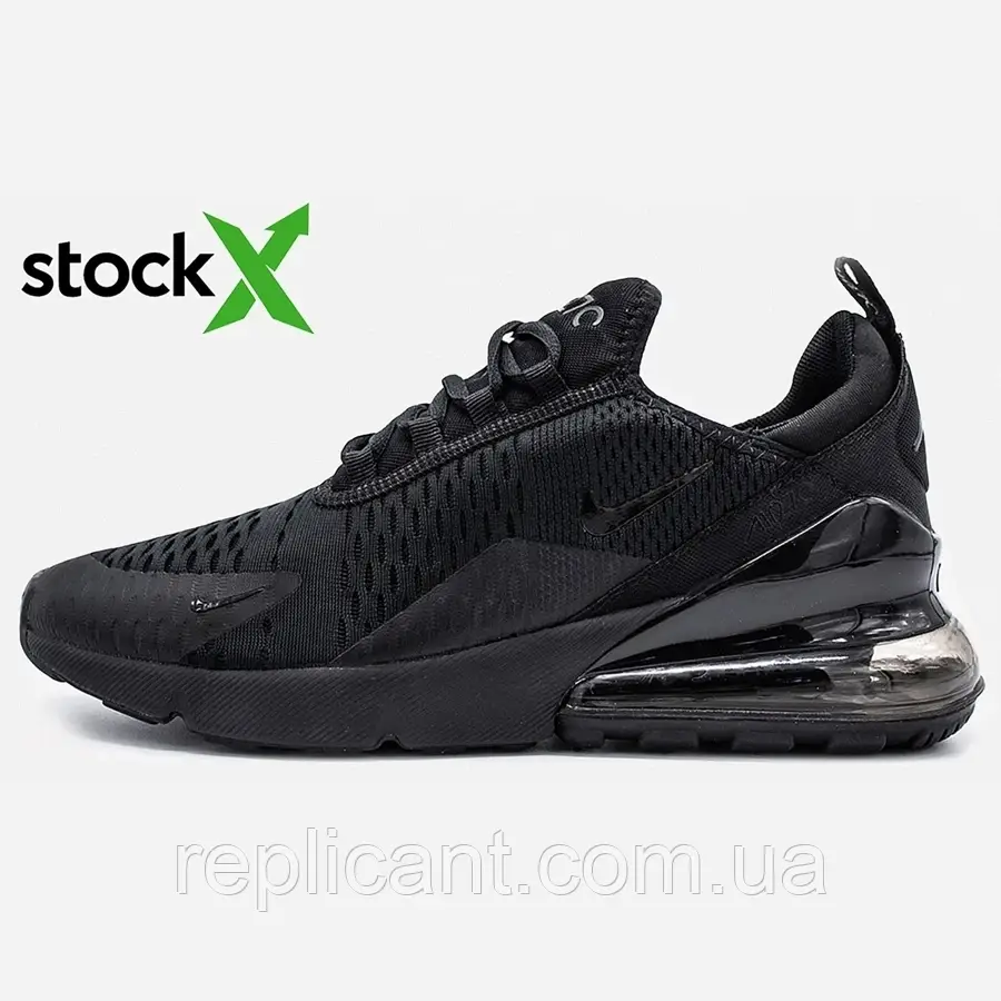 Мужские кроссовки Nike 0121 Air Max 270 Black чоловічі кросівки Nike, фото 1