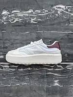 Кроссовки New Balance CT302 White Brown Нью беланс кросівки нью баланс