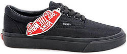 Кеди Vans Era Full Black вані кеди ванс