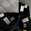 Спортивні штани чоловічі чорні зимові однотонні оверсайз фірмові Nike (Найк), фото 3
