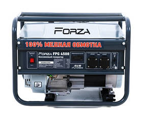 Генератор бензиновий Forza FPG4500 2.8/3.0 кВт з ручним запуском