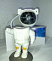 Ночник-проектор Великий з ефектом зоряного неба Астронавт лазерний світильник з пультом та таймером Космонавт, фото 6