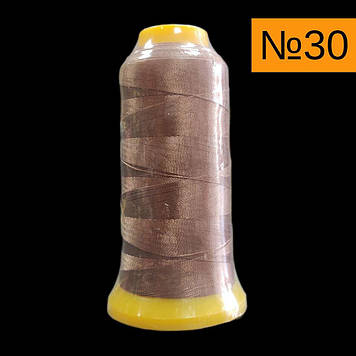 Нитка капронова 100% поліестер №30, колір 289, 980 метрів