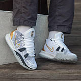 Чоловічі кросівки Nike Kyrie 7 EP White Metallic Gold CQ9327-101, фото 4