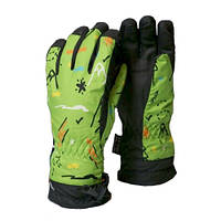 Дитячі рукавички Echt гірськолижні, зелений (C069-green) — 6-7 років