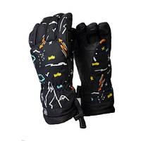 Дитячі рукавички Echt гірськолижні, чорний (C069-black) — 4-5 років