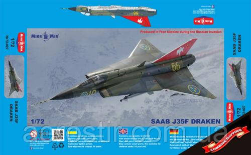 SAAB J35F Draken 1/72 MicroMir 72-027