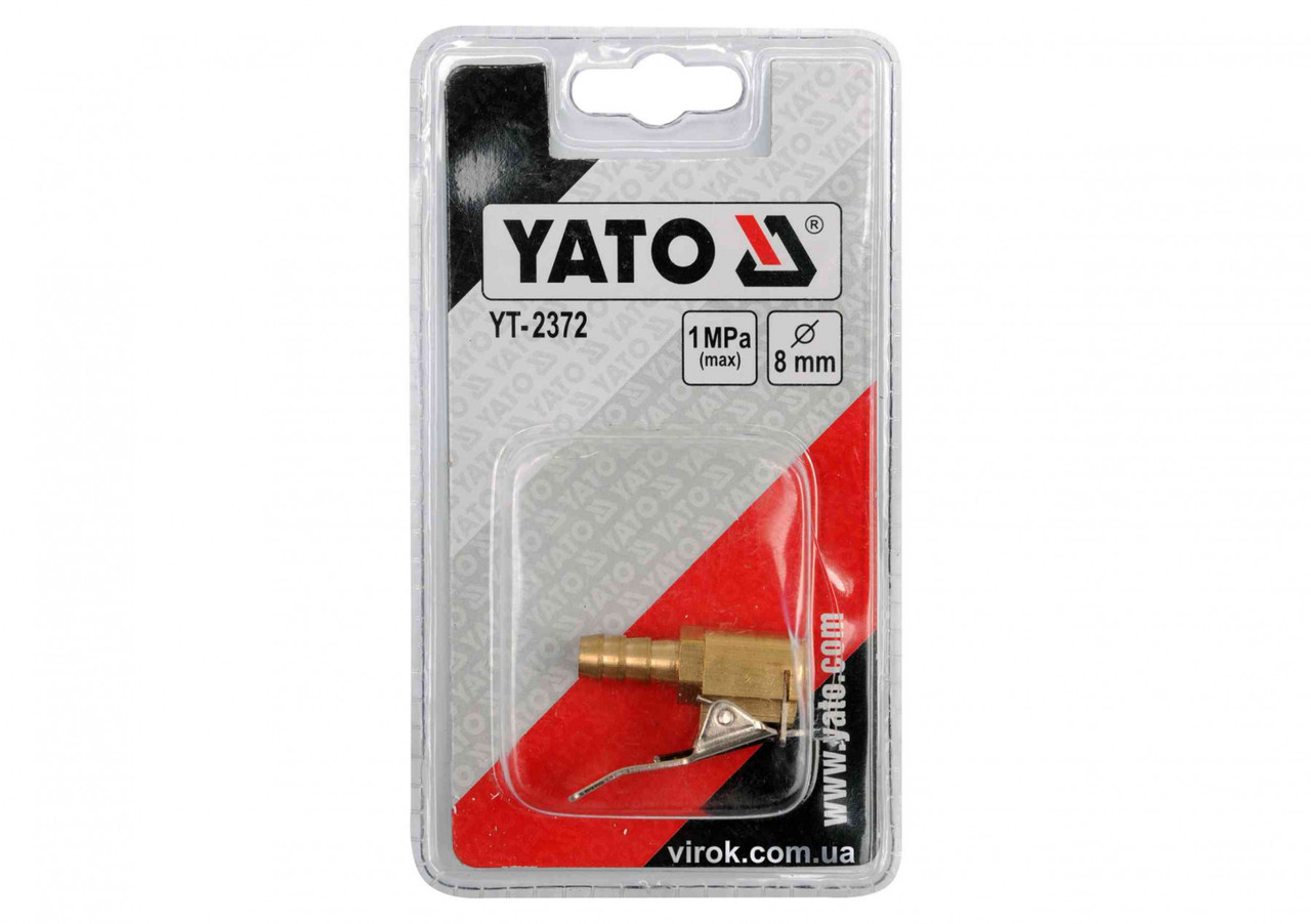 Наконечник до ніпеля колеса 6мм, YATO YT-2371 (з/без ПДВ)