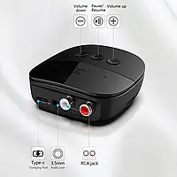 NFC Bluetooth AUX адаптер 5.2 BR06 аудио приемник стерео ресивер 3.5mm jack rca, Ch2, Хорошее качество, аудио