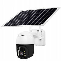 Камера видеонаблюдения уличная на солнечной батарее и аккумуляторе IP камера V380 Pro, GN, 5 Мп, Хорошее