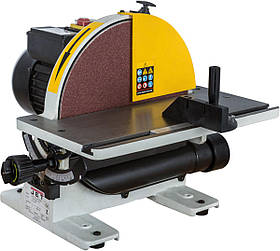 Шліфувальний тарілковий верстат JET JDS-12X-M : 230 В, 1(0,75)кВт, Ø=300мм стіл 435х215 мм