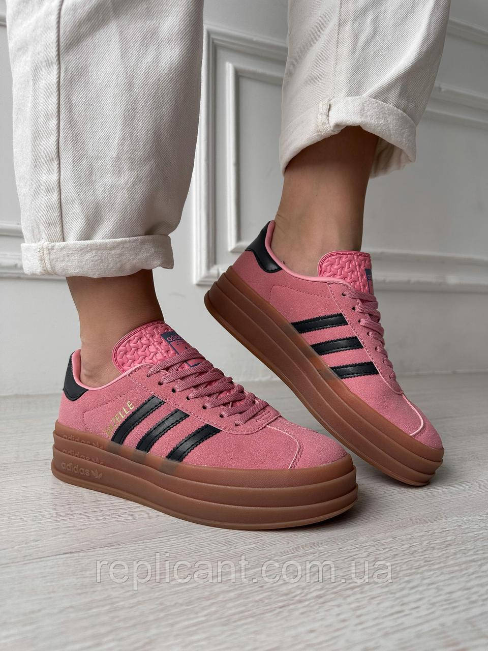 Женские Кроссовки Adidas Gazelle Pink жіночі Кросівки Adidas, фото 1
