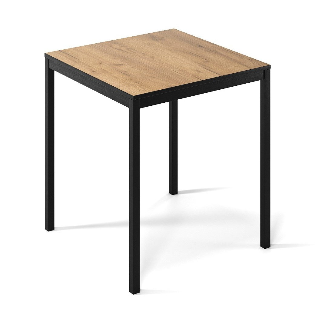 Обідній стіл Brevity Loft mini Дуб крафт золотий/чорний метал ТМ Art In Head