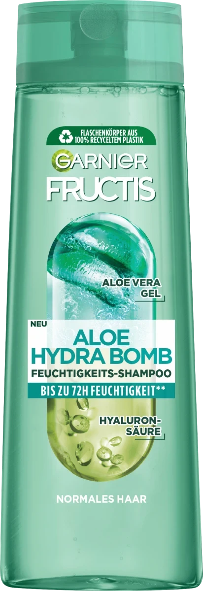 Зволожуючий шампунь GARNIER FRUCTIS Hydra Aloe Bomb, 300 мл.
