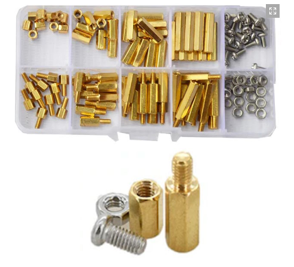 Набір кріплень М3 стійка, гвинт, гайка 120 шт.