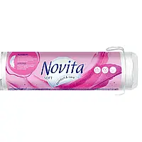 Ватные косметические диски Novita Soft 100 шт.