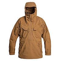 Куртка Helikon-Tex Pilgrim Anorak Jacket-Coyote,мужская тактическая влагостойкая ветровка НАТО с капюшоном