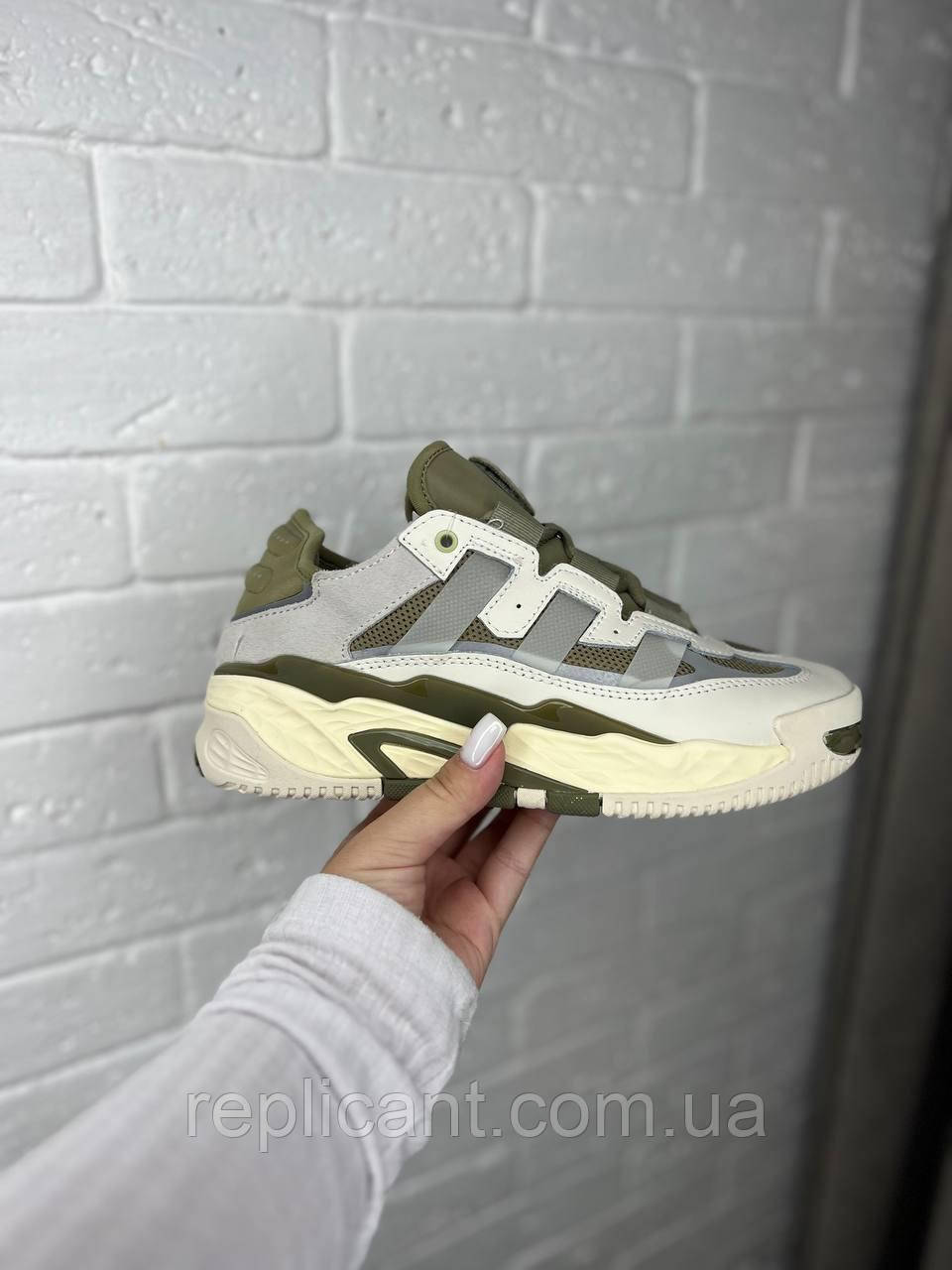 Кроссовки Adidas Niteball хаки Адидас, фото 1