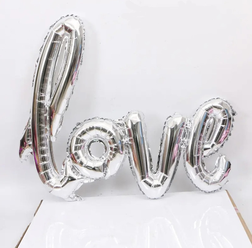 Фольговані повітряні кулі мінізображення Love 45 см