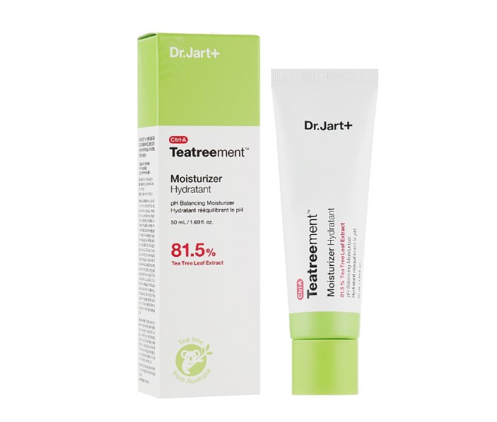 Зволожуючий крем для обличчя з олією чайного дерева DR. JART+ Ctrl-A Teatreement Moisturizer, 50 мл термін до 09.25