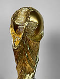 Футбольний кубок світу ФІФА (The World Cup) 34 см 1900 грамів, Футбольний трофей Подарунок футболісту, фото 5