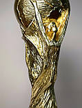 Футбольний кубок світу ФІФА (The World Cup) 34 см 1900 грамів, Футбольний трофей Подарунок футболісту, фото 7