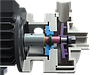 Відцентровий насос горизонтального типу MB 150 PP TL-VITON 4 kW, фото 5