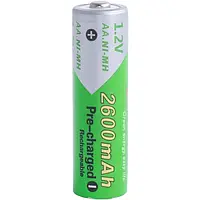 Аккумулятор PKCELL 1.2V AA 2600mAh NiMH Pre-charged Rechargeable Battery, Ch1, цена за 2 штуки, Хорошее