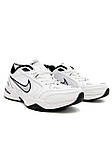 Чоловічі кросівки Nike Air Monarch IV (білі із сірим) модні повсякденні кросівки D471 Найк топ, фото 6