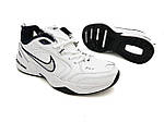 Чоловічі кросівки Nike Air Monarch IV (білі із сірим) модні повсякденні кросівки D471 Найк топ, фото 8