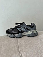 Жіночі кросівки New Balance 9060 Low-top Sneakers Black (чорні) спортивні стильні кроси NB0062 НБ тренд