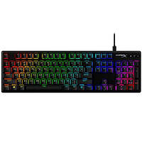 Игровая клавиатура HyperX Alloy Origins Aqua USB RGB PBT RU, Black (639N5AA)