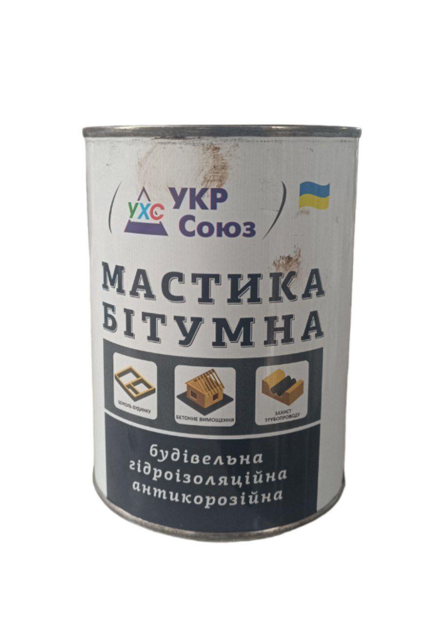 Мастика гідроізоляційна (ж/ведро 0,9кг)