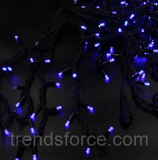 Гірлянда Xmas Led 150 3.3Line Short curtain Бурульки/Бахрома B-2 Синя 10M1,5M 184373, фото 1