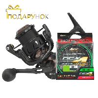 Катушка GC Inquisitor 2500S + шнур GC Inquisitor PE X4 100м Lime Green #0.8 (177005) 1039955