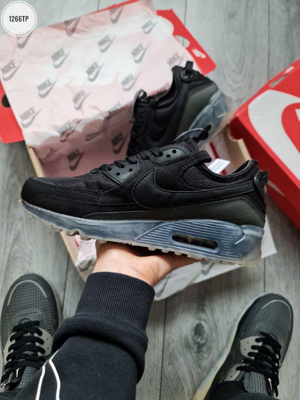 Чоловічі кросівки Nike Air Max 90 Terracape Black (чорні) повсякденні кроси 1266TP Найк топ, фото 1