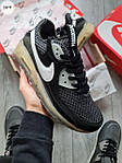 Чоловічі кросівки Nike Air Max 90 Terracape Black/White/Lime (чорно-білі) кроси 1267TP Найк топ, фото 6