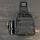 Набір: армійська чорна сумка + тактичний ліхтар професійний POLICE BL-X71-P50, фото 3