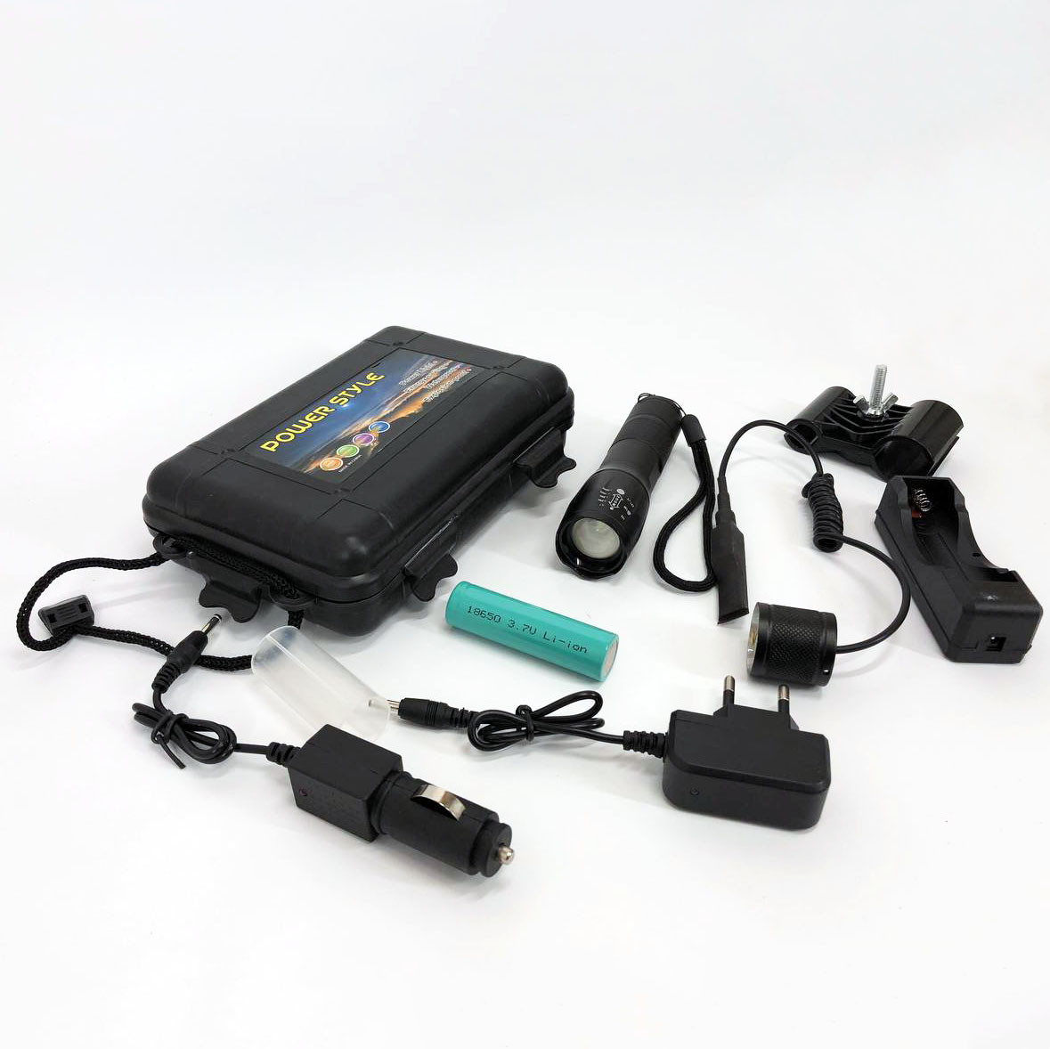 Фонарик с зарядкой от сети Bailong Police BL Q1831 T6, Фонарик ...