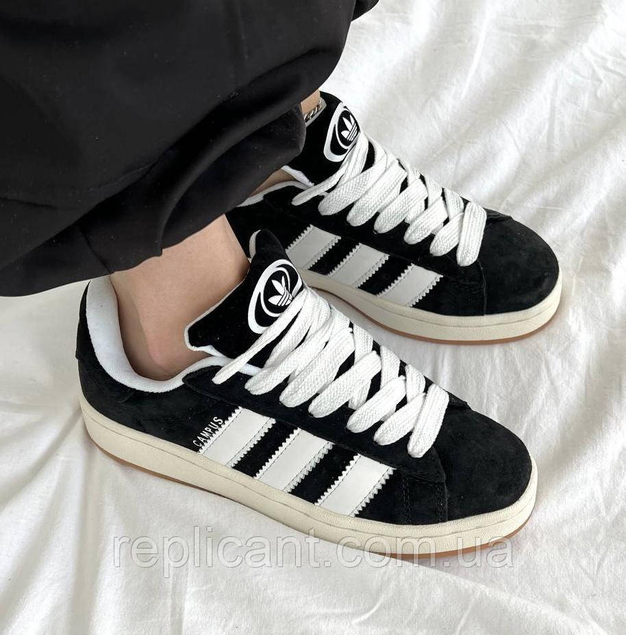 Женские кроссовки Adidas  Campus White Black кросівки Adidas