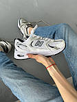 Чоловічі кросівки New Balance 530 Silver (сріблясті) стильні спортивні кроси NB002 топ, фото 6