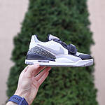 Чоловічі кросівки Nike Air JORDAN LEGACY 312 LOW (білі із сірим) повсякденні кроси 11085 Найк топ, фото 2