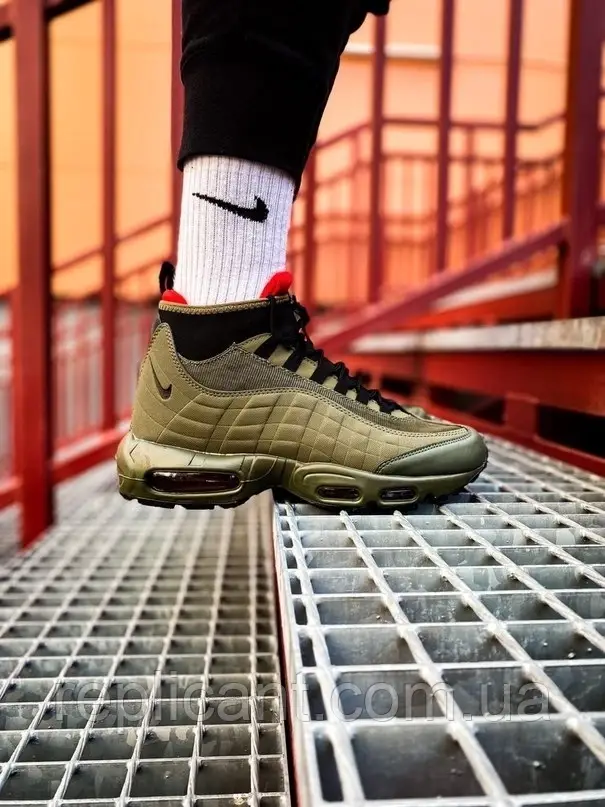 Кроссовки Nike Air Max Sneakerboot 95 "Khaki" кросівки найк