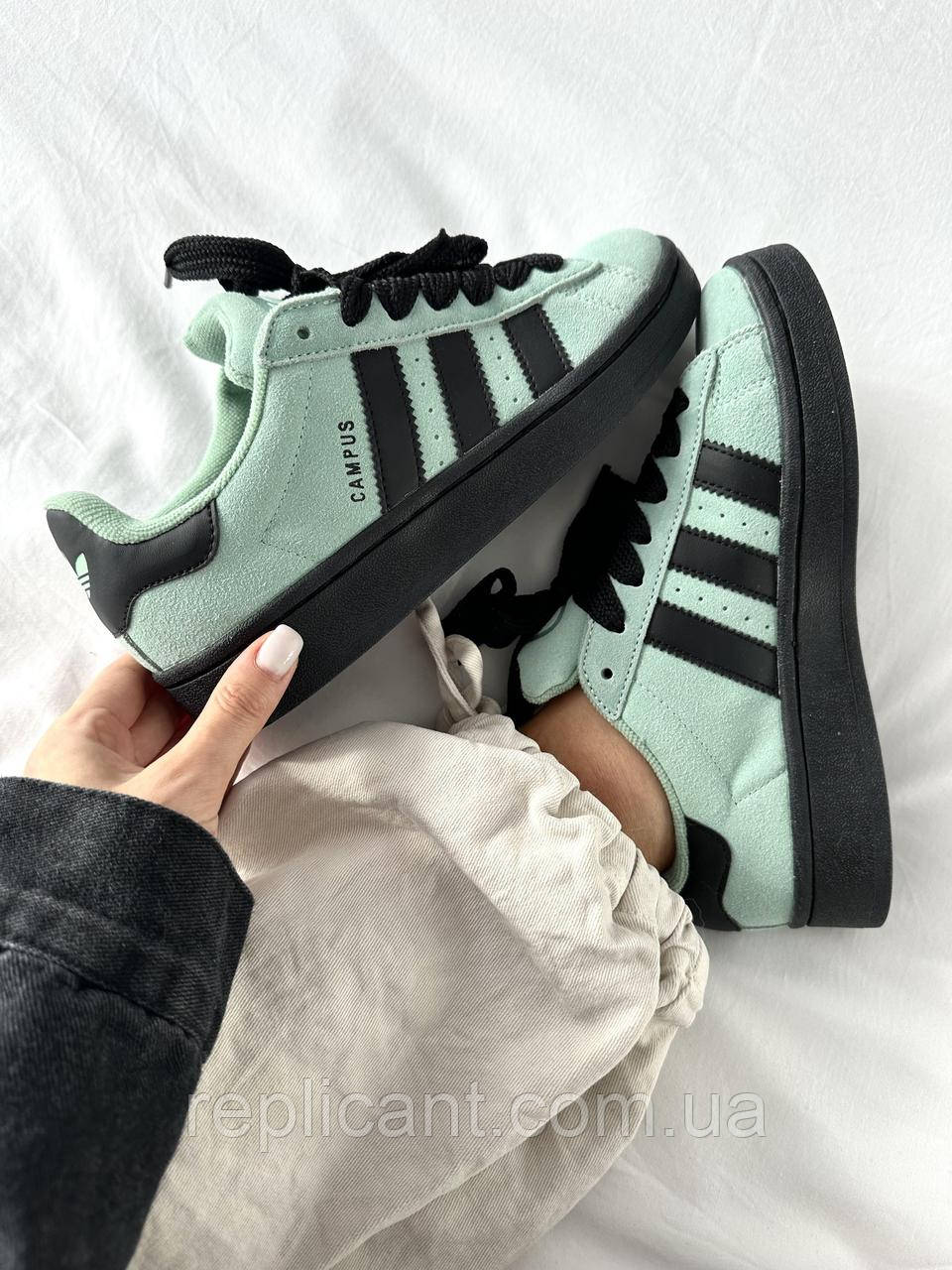 Кроссовки Adidas « MINT / BLACK » premium Адидас, фото 1