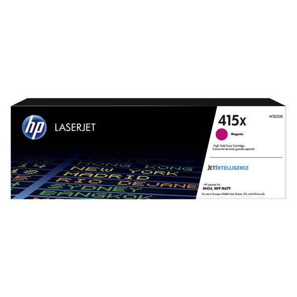 Картридж SystemPrint (з чипом) аналог HP 415X magenta W2033X для принтера Color LaserJet Pro M479dw, M479fdn, M479fdw, M479fnw,