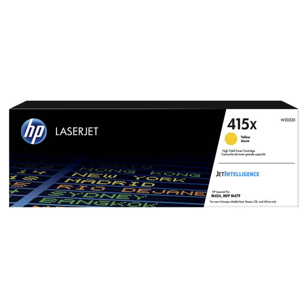 Картридж SystemPrint (з чипом) аналог HP 415X yellow W2032X для принтера Color LaserJet Pro M479dw, M479fdn, M479fdw, M479fnw,